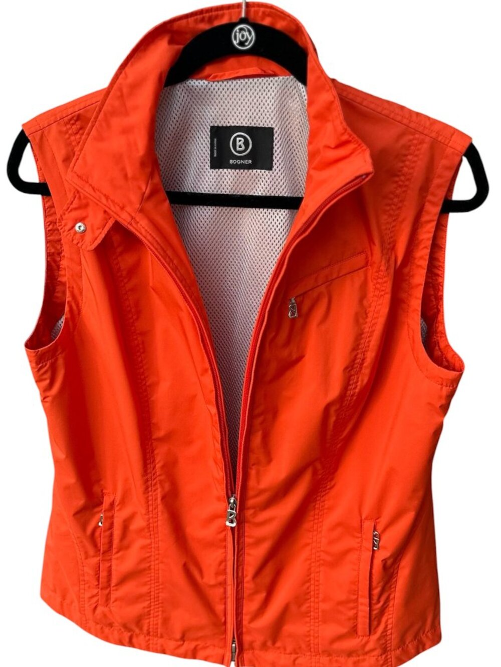 Bogner Light Weight Zip Front Vest Women’s 10 Golf, Hiking, Windbreaker